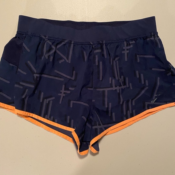 Brooks Other - Brooks  Athletic Shorts - Navy and Orange 2.5”
